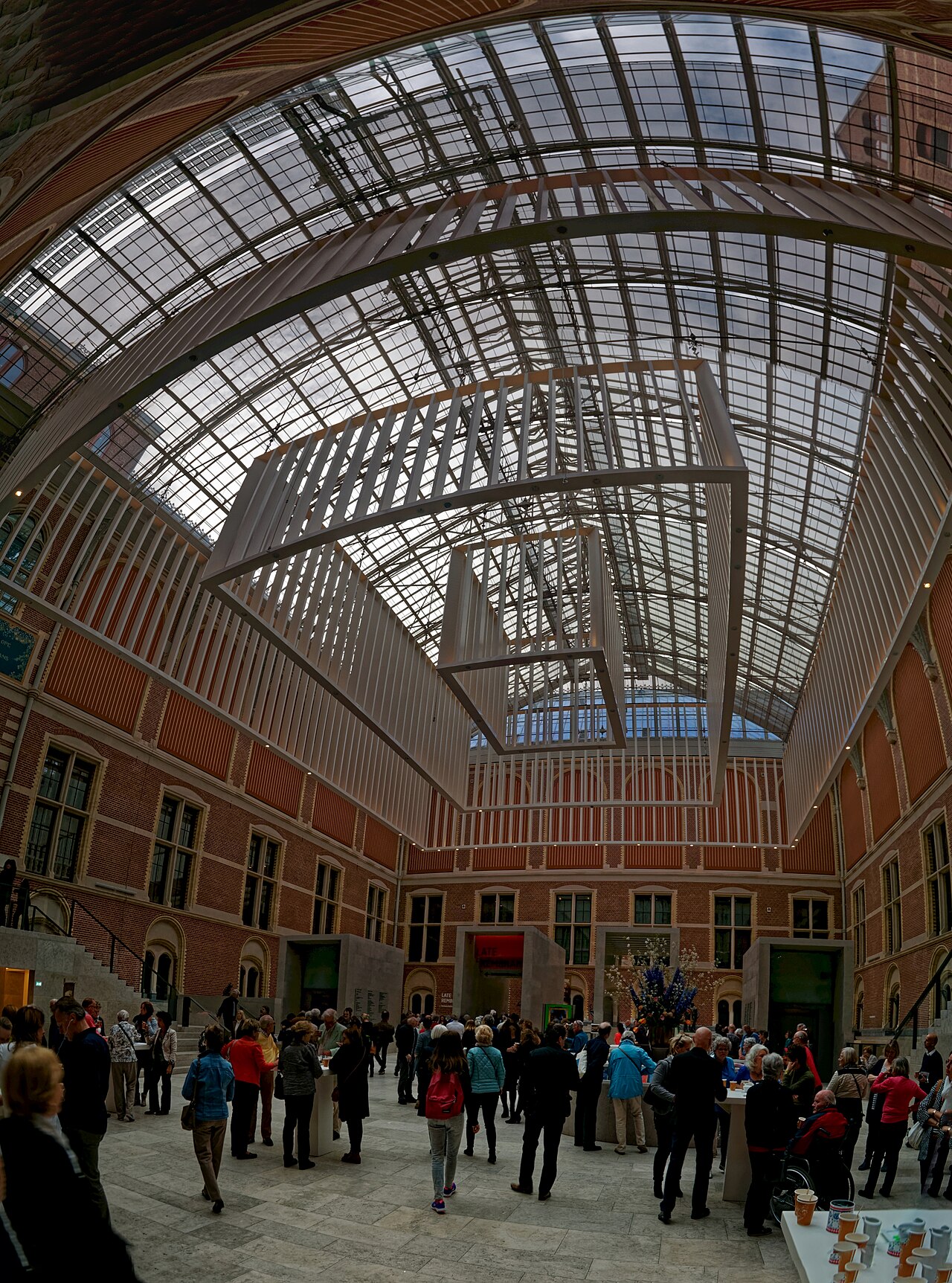 The Atrium of the Rijksmuseum, after the 2003-2013 restoration.